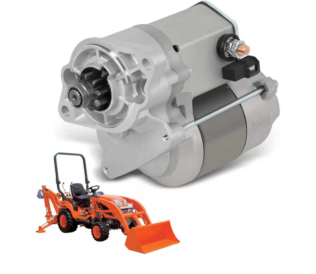 12V 9T Starter 19269-63013 1926963013 Compatible with Kubota Traoctor BX24 BX25 BX2350D BX2230D Engine D902