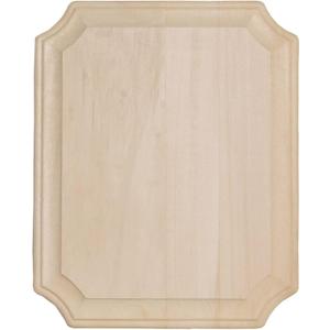 Walnut Hollow 8-Inch by 10-Inch Basswood French Corner Wide Edge Plaque (multi-colored)