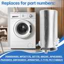 Dryer Heating Element Assembly Replace for PD00004680 WP307178 307178 484249, Compatible with Some Maytag, Crosley, Whirlpool Dryers,