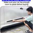XmuxHai 4PCS Dent Prevent Car Door Protector,Door Molding Trim Kit Strips,Universal Door Protector Automotive Molding Trim,Prevents Dents Scratches,Bright (Black)