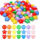 Ball Pit Balls 100 200 500 1000 Plastic Balls for Toddlers Phthalate Free BPA Free Crush Proof Balls in Reusable Play Toys for Kids with Storage Bag Indoor Outdoor (Bright)