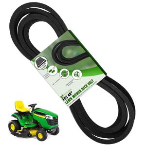 TonGass 48" Lawn Mower Deck Belt Compatible with John Deere Lawn Mower Replaces Part Number GX21833 GX20571 Deck Drive Belt for Heavy-Duty Use for D140 D150 D160 L120 L145 L155 LA130 Z255 Z355