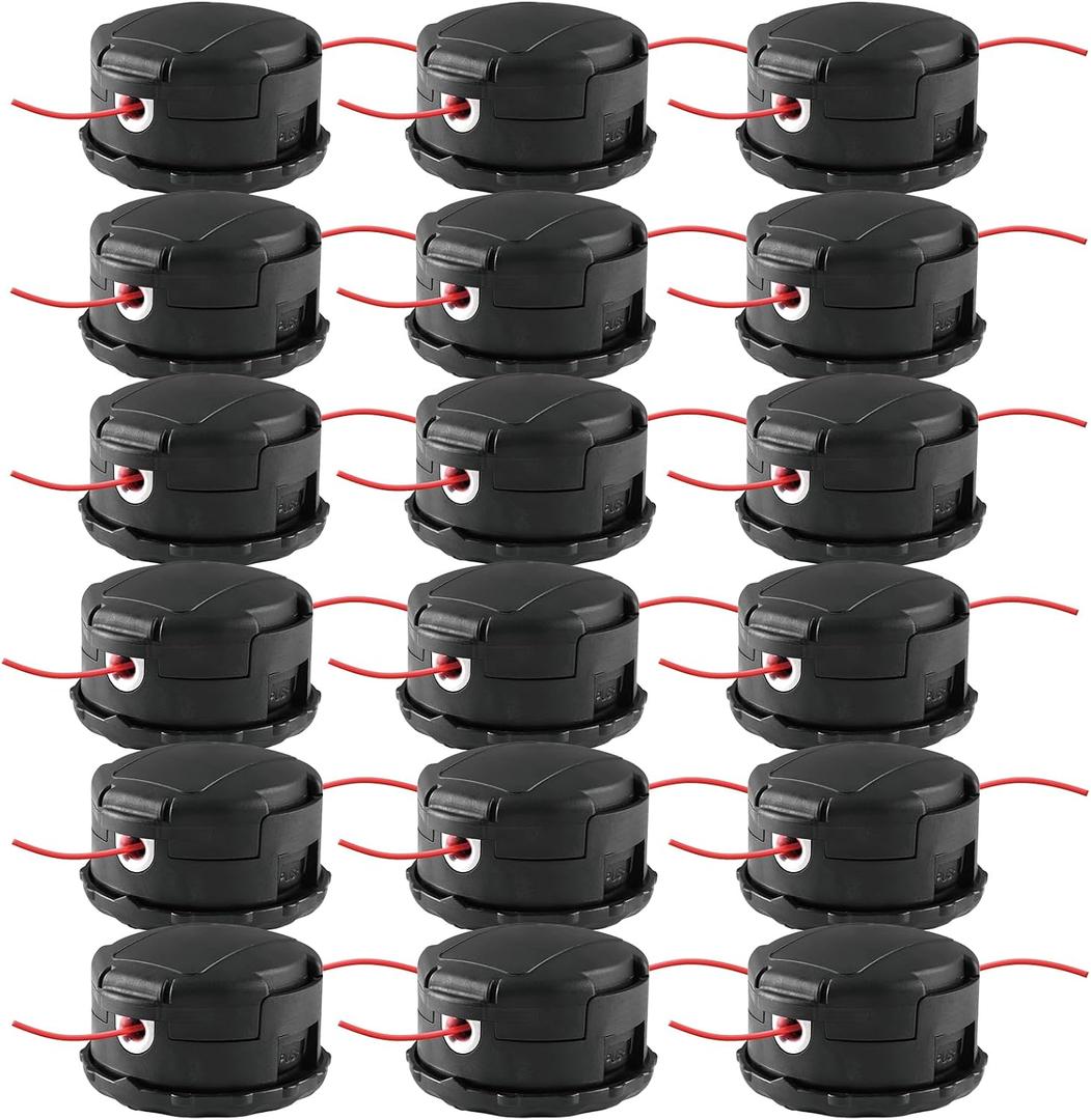 VIABRICO Trimmer Head Compatible for Echo Speed Feed 400 Bump SRM-225 SRM-210 SRM-230 Pas225 Pas210 Pas211 Weed Eater Head Replacement 18 Pack