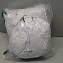 Headrest Pillow for Pool Chaise Lounge, Pool Lounge Pillows Outdoor with Elastic Band for Recliner and Pool Patio Chairs, Head Neck Support Pillow (White, 22x8.6x3.9)