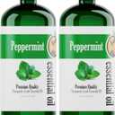 Peppermint Essential Oil 2-Pack (16oz Each, 32oz Total)  Therapeutic Grade  Candle Making  Peppermint Oil Bulk