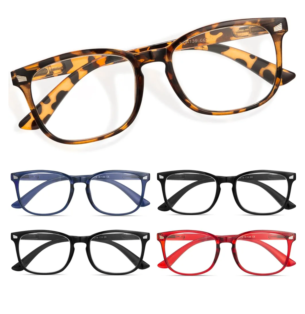CCVOO Reading Glasses for Women/Men, Eyeglasses, Blue Light Readers for Women/Men, Computer Eye Glasses, Cheaters, +2.75