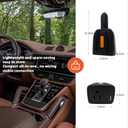 HearGrow100w Car Power Inverter, 12V DC to 110V AC Vehicles Converter with USB PortsPlug Adapter Outlet and Fast Charging PD3.0 Type-C for Phones, Pads, Laptops and Computer Charger