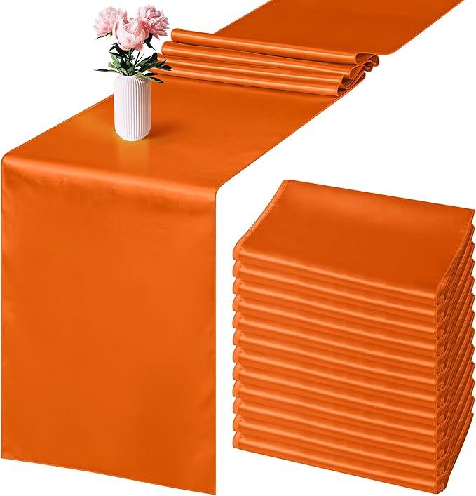 Orange Satin Cloth 9 Pcs