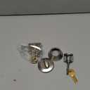 Kwikset 660 Deadbolt Deadbolt Lock, Satin Nickel Round Exterior Keyed Front Entry Door, Pick Resistant SmartKey Rekey Security, Single Cylinder Dead Bolt, with Microban Protection