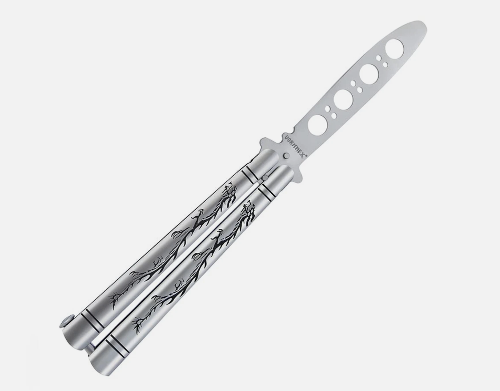 VORNNEX Practice Butterfly knife Trainer with Sure Spring Latch