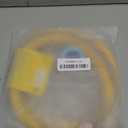 Roastove 48" Flexible Yellow Coated Gas Line Connector Kit for Stove, Dryer, Gas Water Heater, Furnace,5/8 in.OD(1/2 in. IDFlexible Gas Line with Connector 1/2" FIP &1/2"MIP & 3/4"MIP Fitting