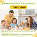 2 x Vitamin D3 K2 Drops for Kids - Omega 3, Vitamin E, Calcium, Magnesium & Zinc for Better Absorption - Liquid MK7 1000 IU D3 Support Healthy Bones, Teeth & Heart - Non-GMO, Pineapple, 2 Fl Oz