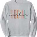 Social Worker Social Work Life Coworker Sweatshirt, XL