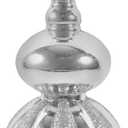 NOLITOY Spherical Christmas Tree Topper Ornaments, Plastic Glitter Tree Finals Tree Topper Decorative Ornament Holiday Indoor Suitable for Home Party Decoration, 9inches