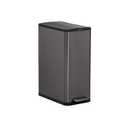 Rubbermaid Elite Stainless Steel Slim Step-On Trash Can 12 Gallon Charcoal Wastebasket for Home/Kitchen/Garage/Apartment/Office