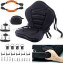 HLOGREE Kayak Seats - 1/2 Pck, Thicken Padded Seat Cushion with Back Support, Canoe & Ocean Sup Compatible