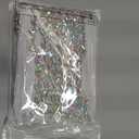 BBTO Rhinestone Chain Trim Applique Embellishment Crystal Wedding Bridal Costume Flower Leaf Chain Sewing Bling Trim for Jewelry DIY Necklace Bags Parties(3 Yards,AB)