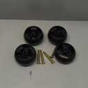 KOOTANS Deck Wheels for Cub Cadet Zero Turn Craftsman MTD 734-04155 Toro 112-0677, 5" Deck Wheel Kit with Bolts and Nuts (4 Pack)