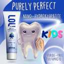LOL Kids Toothpaste No Fluoride, Nano Hydroxyapatite Toothpaste, Probiotics, Xylitol Tooth Paste Kids | Remineralizing | Natural | Plant-Based Foam | Pasta De Dientes para Nios (Blueberry 3.5oz) (3.5 Ounce (Pack of 1))
