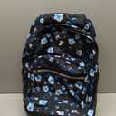 J World Sunrise Kids Rolling Backpack for Girls Boys. Roller Bookbag With Wheels For School, Night Bloom, 18"