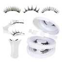 Mayhug Magnetic Eyelashes 3 Pairs, Reusable Magnetic Lashes with Applicator No Glue Needed Lash Clusters Kit Natural Look, Easy to Wear and Remove (3 Pairs-Kit 6)