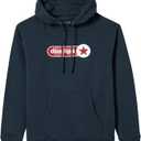 unisex-adult Dua Lipa Official Merch DL Logo Hoodie (Small, Navy)