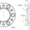 Spidertrax WHS007 Blue Wheel Spacer Kit