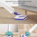 Steam Mops for Floor Cleaning, 1300W Floor Steamer with Detergent Chamber, 25S Heat Up, Lightweight Steamer for Cleaning with 2 Washable Pads, Safe for Tiles, Upholstery, Carpet, Hardwood