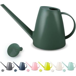 Watering Can for Indoor Plants, Small Watering Cans for House Plant Garden Flower, Long Spout Water Can for Outdoor Watering Plants 1. 8L 1/2 Gallon (Dark Green)