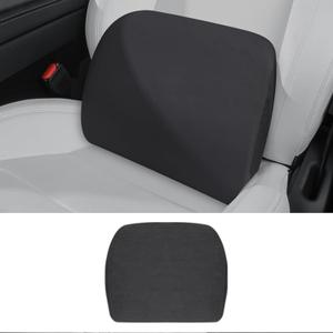 Memory Foam Lumbar Support Pillow for Tesla Model 3 Model Y Model S/X Cybertruck Model 3 Hidden Model Y Juniper Accessories - Mid/Lower Back Support Cushion for Car Seat (Black)