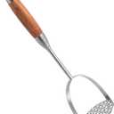 Potatoe Masher Stainless Steel - Heavy Duty Potato Mashed, Professional Integrated Masher for Avocado, Potatoes, Beans, Meat, Vegetables