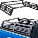 JOYTUTUS Overland Bed Rack Compatible with 2020-2025 Gladiator JT/ 2005-2025 Tacoma&Frontier/ 2019-2025 Ranger/ 2015-2025 Colorado&Canyon, 14.96" High 900 LBS Bed Rack for Camp Tent with Molle Panel