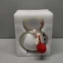 Ceramic Christmas Vase, Snowman Decor vases, Xmas Home Decor, Christmas Decorations Indoor Snowman Ornaments for Winter Holiday Farmhouse Mantle Centerpiece Decor