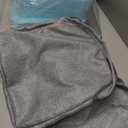 GUEGLSA Replacement Outdoor Cushion Covers 24x24x5 inch, Waterproof Patio Seat Cushion Slipcovers, Chair Cushion Slip Cover, Set of 2, Multiple Grey