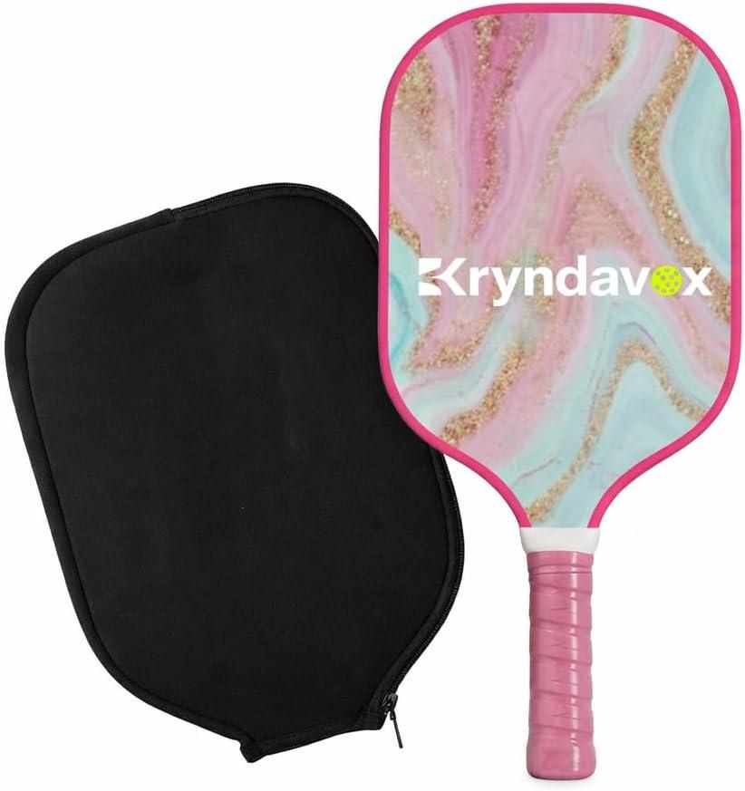 Pickleball Paddles USAPA Approved Pickleball Racket for Men & Women, Fiberglass/Carbon Fiber Lightweight High-Performance Paddle with Comfortable Grip for Beginners & Pros