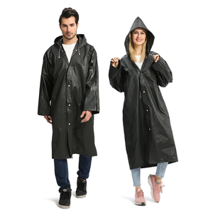 Opret 2 Pack Raincoats for Adults Reusable, EVA Rain Ponchos Lightweight Rain Coat Waterproof Rain Gear for Men and Women