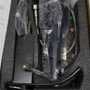 Waterfall Bathroom Faucet Oil Rubbed Bronze, Brass 4 Ins Bathroom Faucets One Hole or 3 Hole, Single Handle with Deck Plate, Pop-up Drain & Water Hose