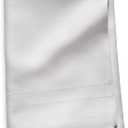 Solino Home Linen Bath Towel 30 x 54 Inch  100% Pure Linen White Bath Towel  Machine Washable and Handcrafted from European Flax