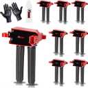 Set of 8 Upgraded Ignition Coil for Dodge Ram 1500 2500 3500 Charger Challenger Durango Jeep Cherokee Commander Chrysler 300 Aspen 2005-2025 5.7L V8 HEMI Replaces UF504