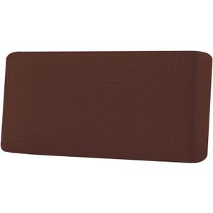 H.VERSAILTEX Super Stretch Individual Seat Cushion Covers Sofa Covers Couch Cushion Covers Slipcover Sets Thick Jacquard Textured Twill Fabric (1 Piece Sofa Cushion Cover, Burnt Brick)