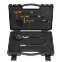 Lichamp Fuel Pressure Gauge, Fuel Pump Pressure Test Kit with Hose Adapter, Compatible with Honda, Ford CFI EFI, GM MPI and Chrysler MPFI