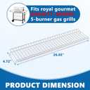 Elevated Warming Rack for Royal Gourmet GA5401T 5-Burner Gas Grills