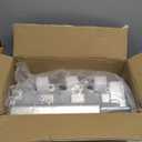 2 Pcs Aluminum Front & Rear Engine Valve Cover Compatible with Honda Accord Odyssey Crosstour Pilot Ridgeline 2008-2017, Acura TL RDX 2012-2015, 3.5L V6, Replace # 12310R70A00, 12320R70A00