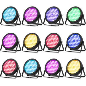 BETOPPER Stage Lighting 120W Par Light RGBW 4-in-1 Stage Lights, DJ Light DMX for Concert and Events,12 Packs
