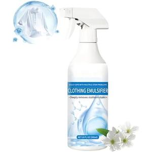 300ML Fly Cloth Cleanse Clothing Emulsifier,Clothing Emulsifier Stain Remover, Non Ionic Laundry Emulsifier Spray,Laundry Spray Stain Removal, No Damage Fabric Spot (1pc)