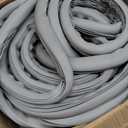 Flexible EPDM Rubber Strip (1'' Wide, 50 Ft Long) for Concrete Crack Repair Replacement - Weather Aging Resistance Upgrading Expansion Joint Filler