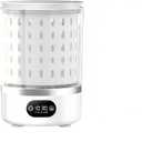 Portable Washing Machine, Mini Washer with 3 Wash Modes (5/15 Min + 2 Min Spin), 3L Small Washing Machine with Auto Drain, Compact Portable Washer for Apartment, Dorm, Hotel & RV