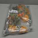 CISDUEO 4 Pcs Artificial Marigold Flowers Artificial Chrysanthemums Ball Flowers Orange Silk Mums Fall Branches for Home Decor Floral Arrangement Autumn Table Centerpiece