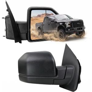 Right Passenger Side Door Mirror with Blind Spot Glass Power Fits 2015-2020 Ford F150 Without Turn Signal Light Non-Heated (3Pins) Replaces: ‎FL3Z17682AK