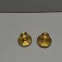 Suction Cup Hooks for Shower No-Drill Bathroom Hooks for Towels, Robes, Loofah Mountable on Bathroom Walls, Kitchen, Glass, Mirrors, Tile and Smooth,Non-Porous Surfaces (2 Pack, Brushed Gold)